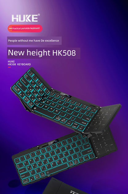 Huke Foldable Keyboard Touch – Portable, Wireless & Ultra-Slim