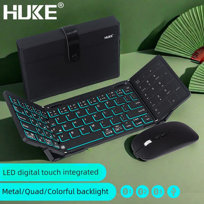 Huke Foldable Keyboard Touch – Portable, Wireless & Ultra-Slim