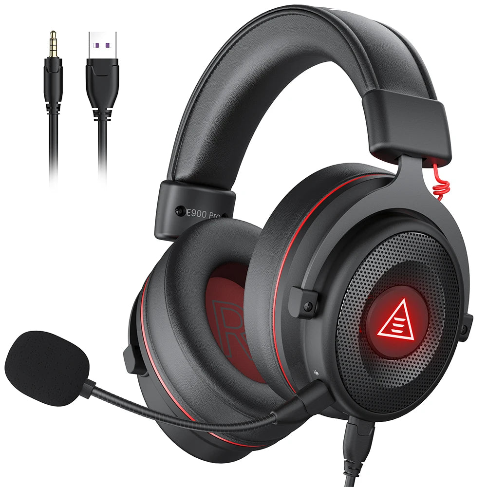 EKSA E900 Pro Gaming Headset – 7.1 Surround Sound, Wired for PC & Modern Video Game Consoles